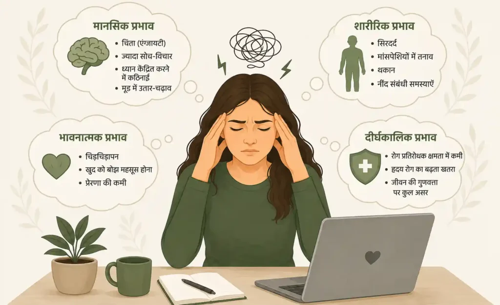 महिलाओं पर तनाव के प्रभाव