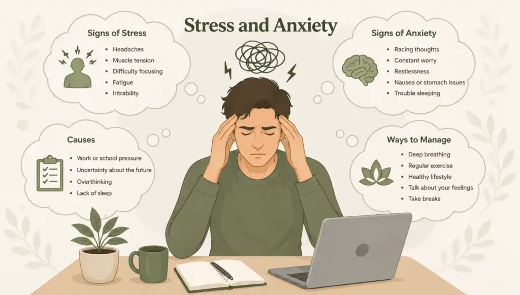 stress and anxitey